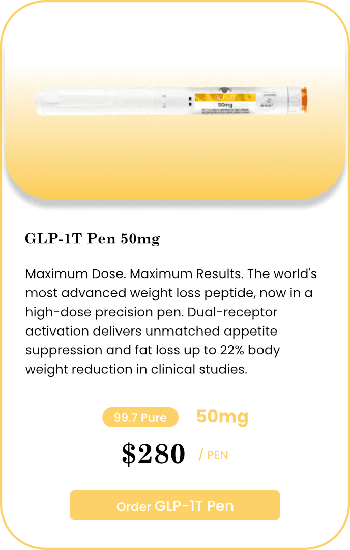 GLP-1T Pen 50mg packaging