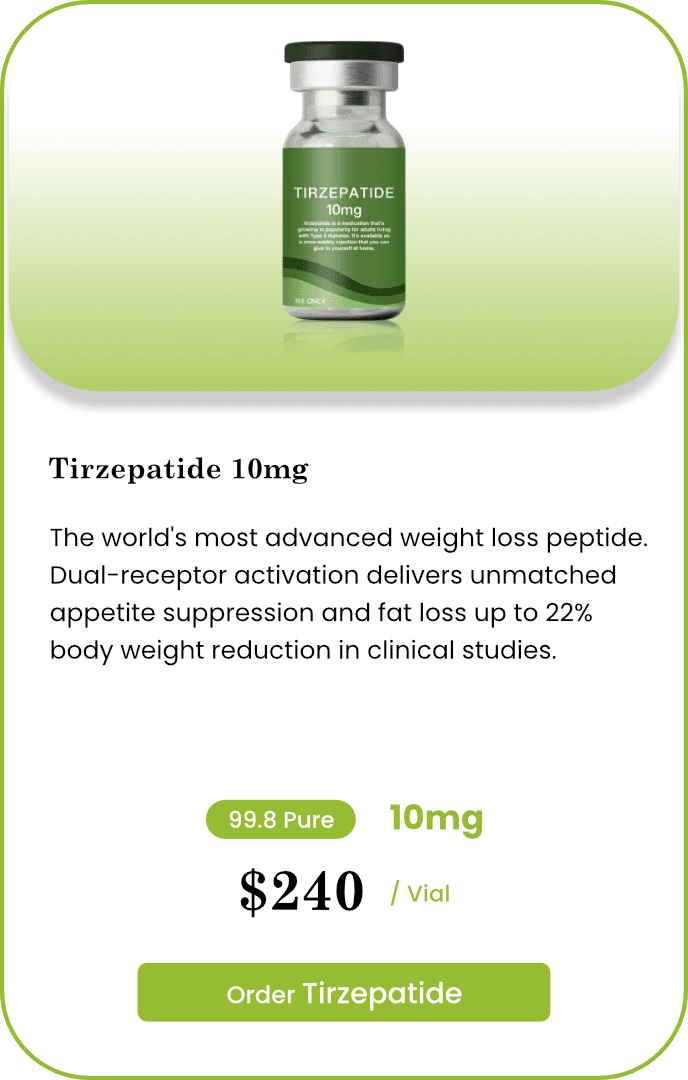 Tirzepatide 10mg packaging