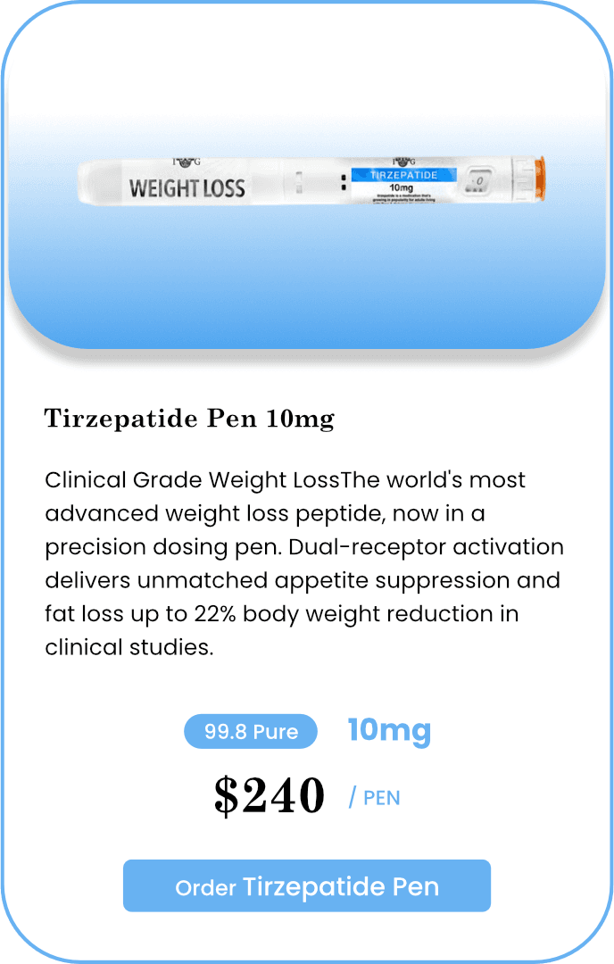 Tirzepatide Pen 10mg packaging